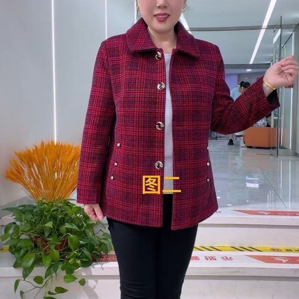 奶奶女士中老年秋冬外套