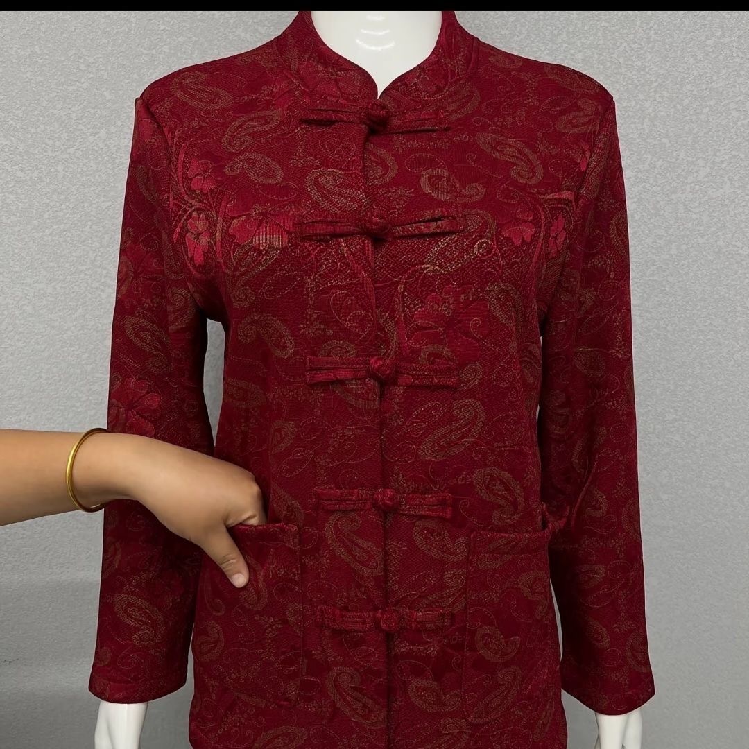 洋气妈妈秋冬覆古加绒高