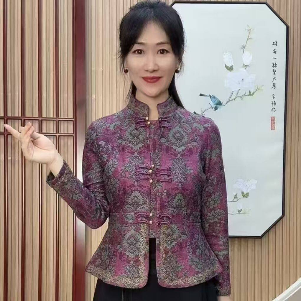 新中式秋冬新款加绒保暖
