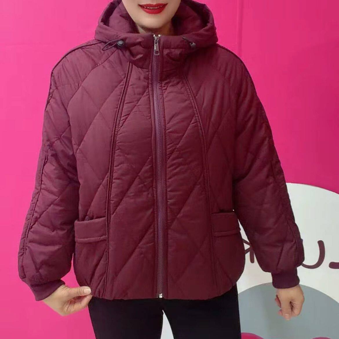 2026秋冬休闲妈妈棉服上
