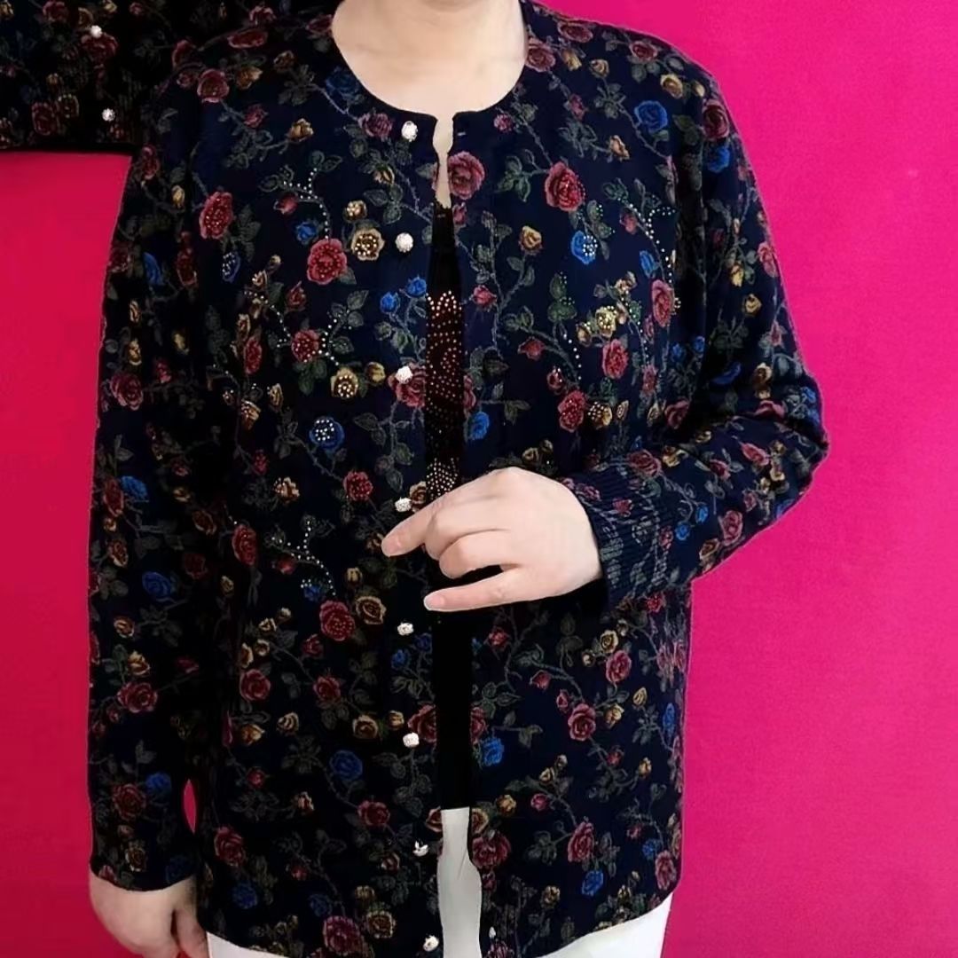 春秋新款中老年妈妈宽松