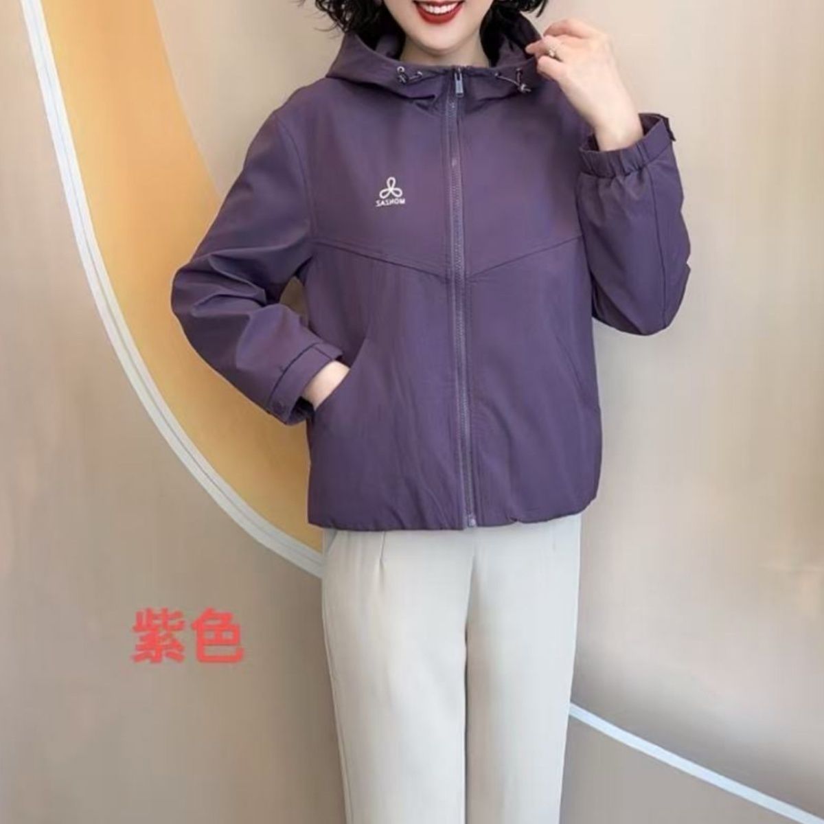 新款妈妈装中老年女装春