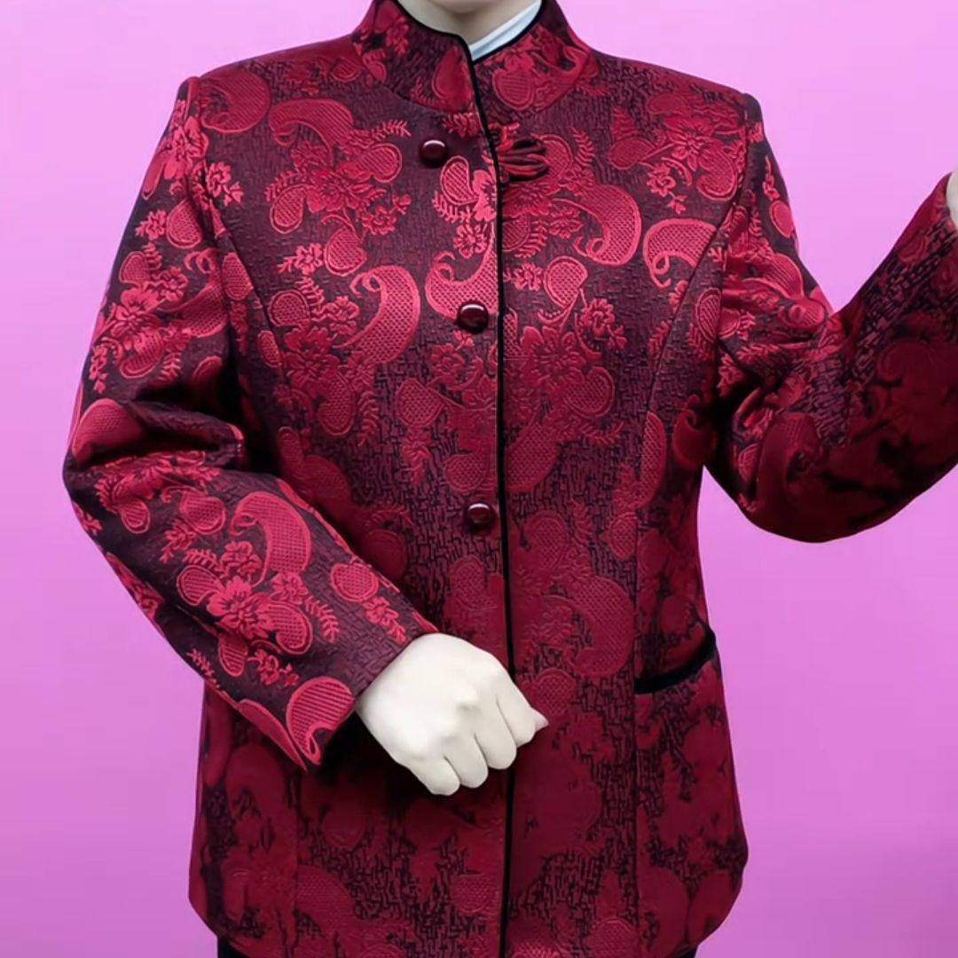 民族风上衣女装中老年妈妈二棉服外衣外套生日唐装立领福寿吉祥花,女装/女士精品,常规大码外套,淘宝优惠券,粉丝福利购,淘宝优惠卷
