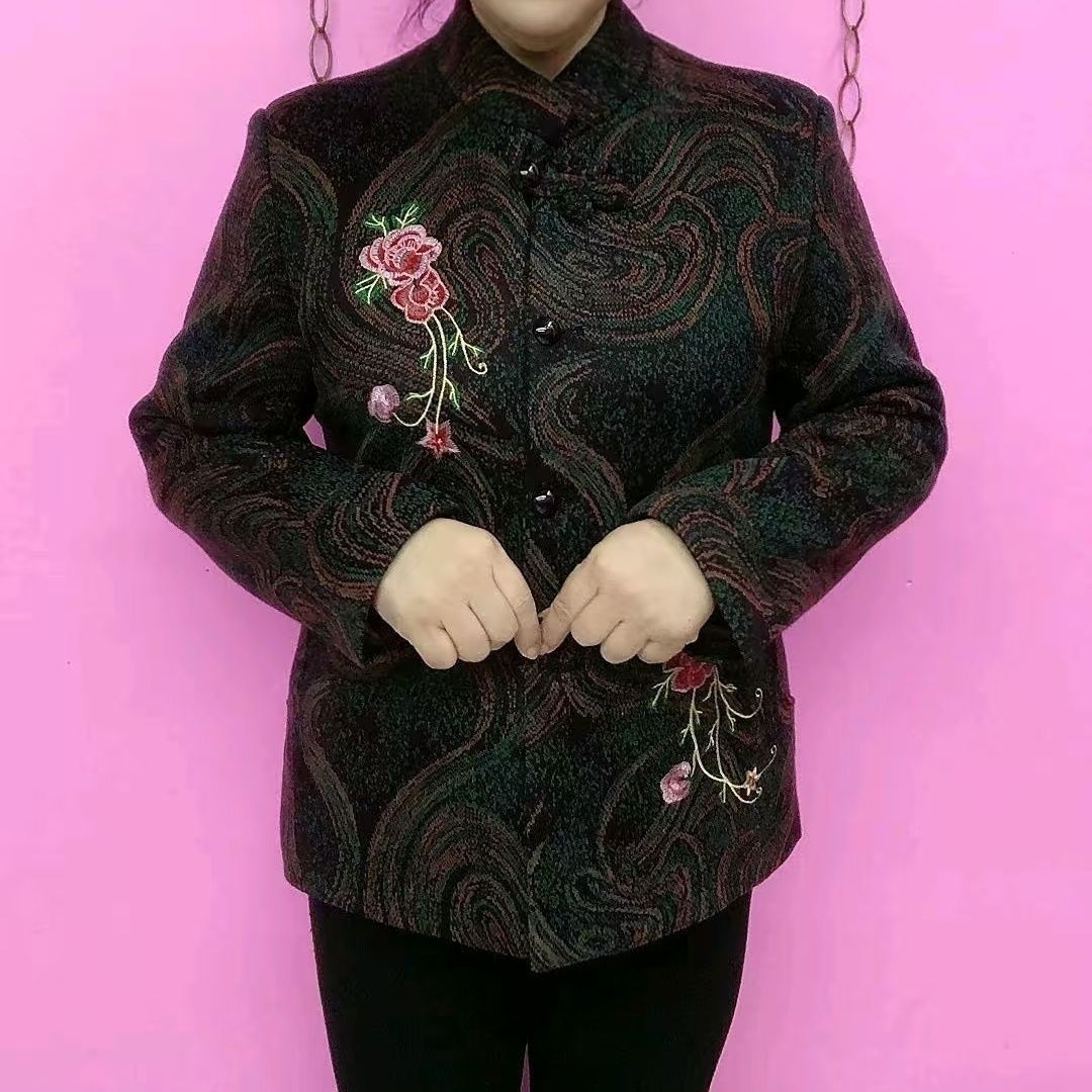 老年人外套春秋款女小个