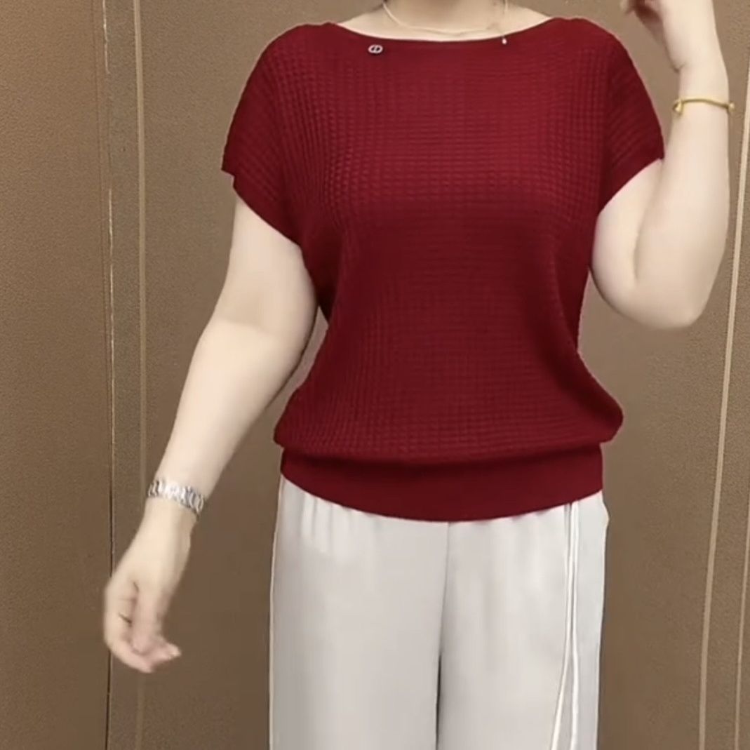夏季新款百搭打底短袖宽