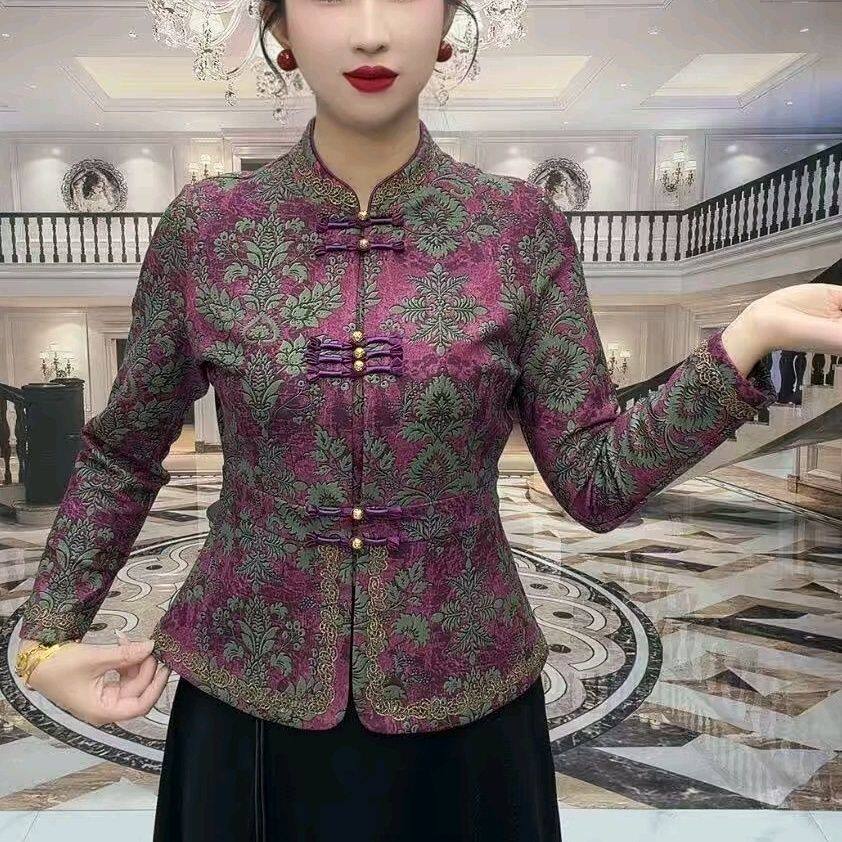 中年妈妈秋冬装打底衫加