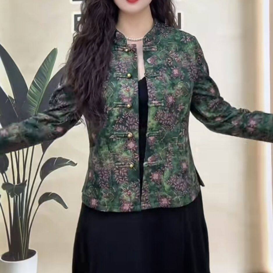 高端妈妈开衫秋季外套时