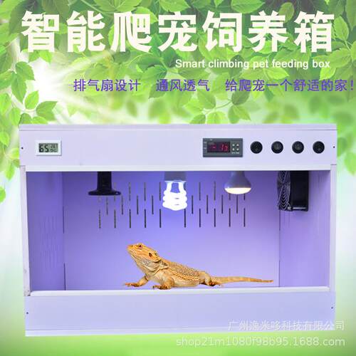 爬宠饲养箱恒温PVC爬箱陆龟守宫睫角保温箱爬虫鬃狮蜥饲养变色龙