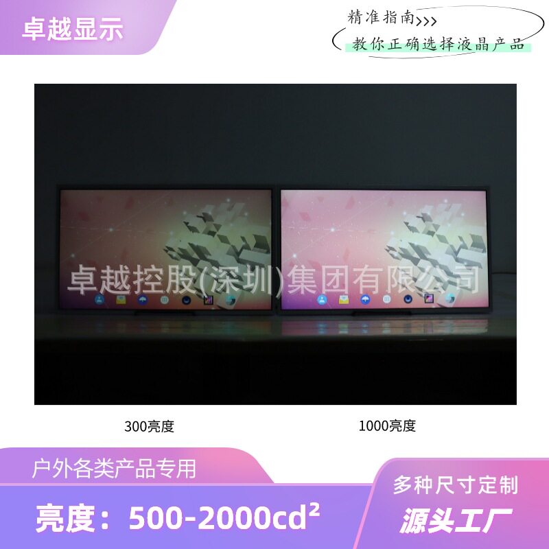 55寸高亮液晶模组1000cd/㎡