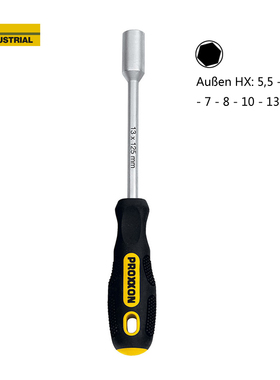 德国PROXXON迷你魔 FLEX-DOT弹舒粒塑柄螺丝批 6件装NO22644 德国