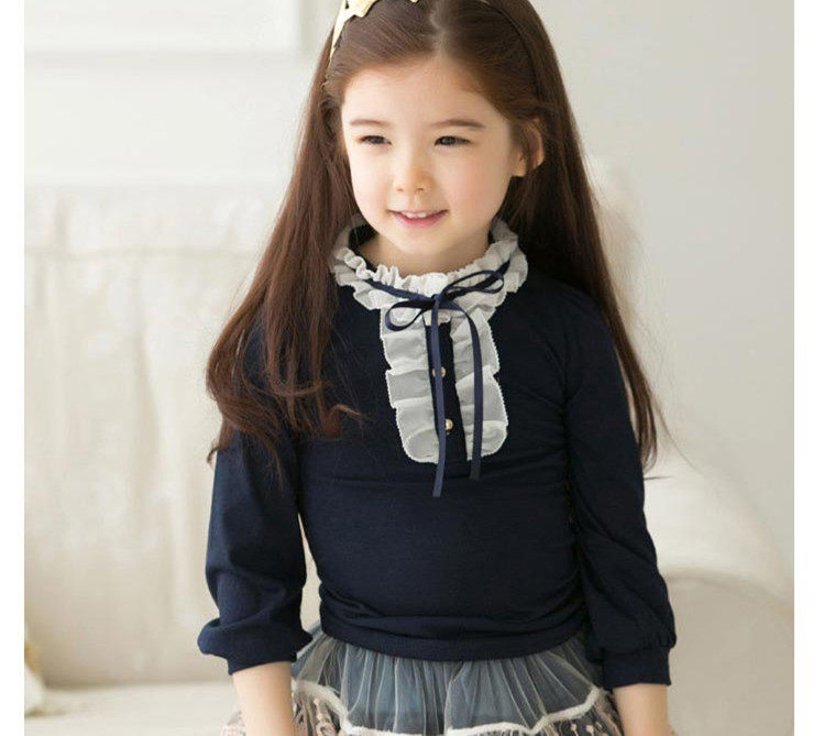 Chemise fille à manche longue - Ref 2086144 Image 1