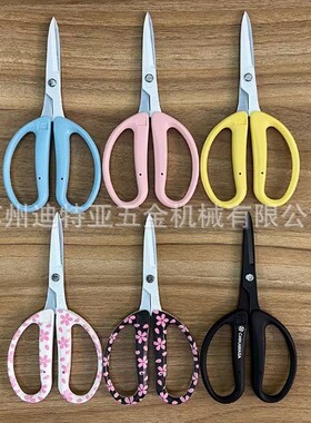 日本大嘴鸟360剪刀CHIKAMASA近正花艺剪丝带剪插花剪园艺用剪刀