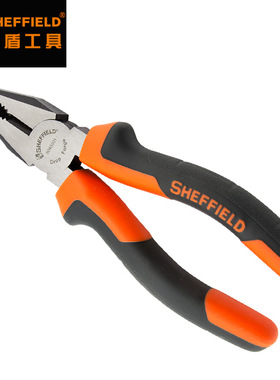 钢盾 SHEFFIELD S045001-S045003 老虎钳双色柄钢丝钳6寸7寸8寸