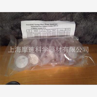 美国耐洁nalgene针头过滤器 SFCA滤膜 190-2545 50只装待停产询价