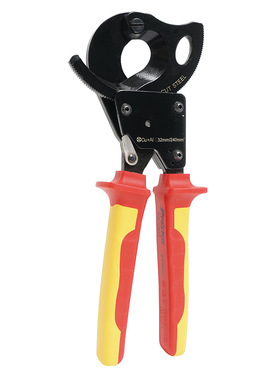 宝工(Pro'sKit) SR-V537 耐高压绝缘VDE 1000V棘轮电缆剪240mm