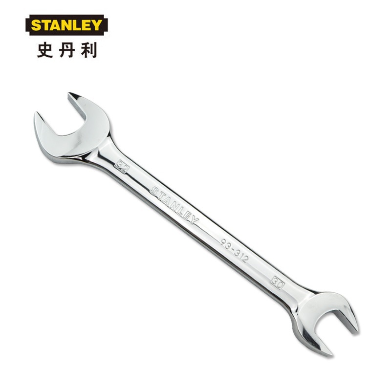 史丹利公制精抛光双开口扳手8x10mm 93-393-1-22