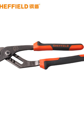 钢盾S044012- S044014水泵钳多功能水管钳鲤鱼钳优质钢材圆管钳