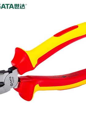世达(SATA)70232 VDE绝缘耐压斜嘴钳6