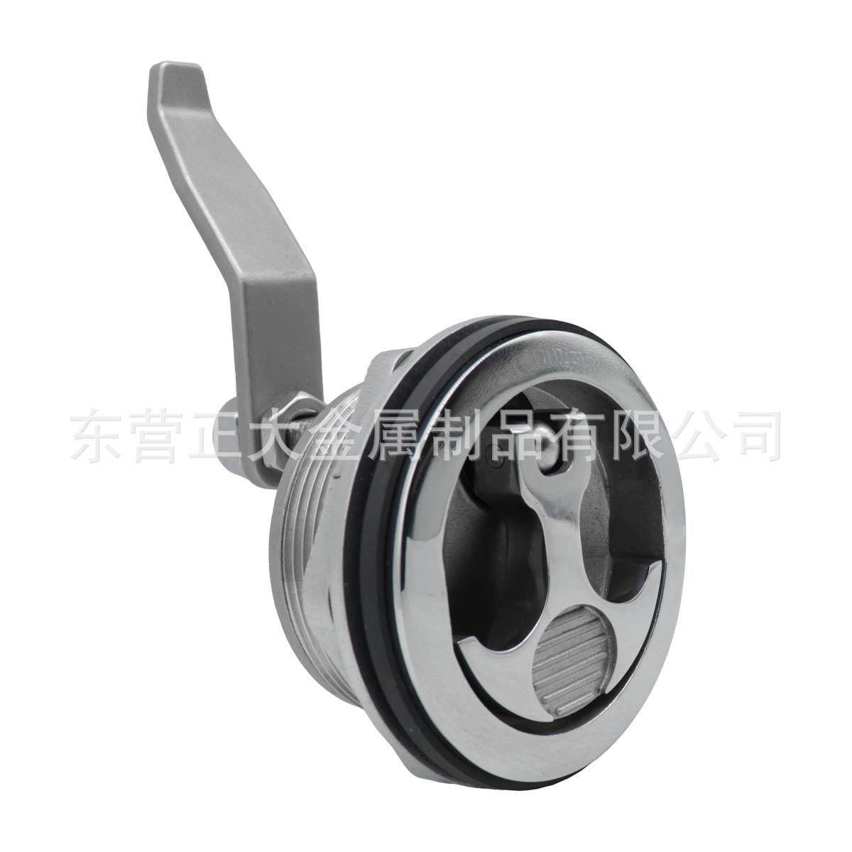 船用地板锁价格优惠不锈钢甲板圆锁路亚艇游艇地板锁救护车房车锁