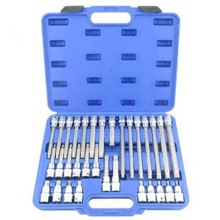 1/2铬钒钢加长气缸螺丝套筒/发动机缸盖螺丝/缸盖螺丝拆卸扳手