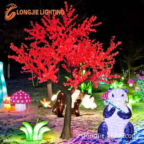 3456灯 高3.5米 LED仿真樱桃花灯