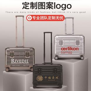 全铝镁合金摄影拉杆箱上翻盖20寸相机箱横版机长箱男登机行李箱女