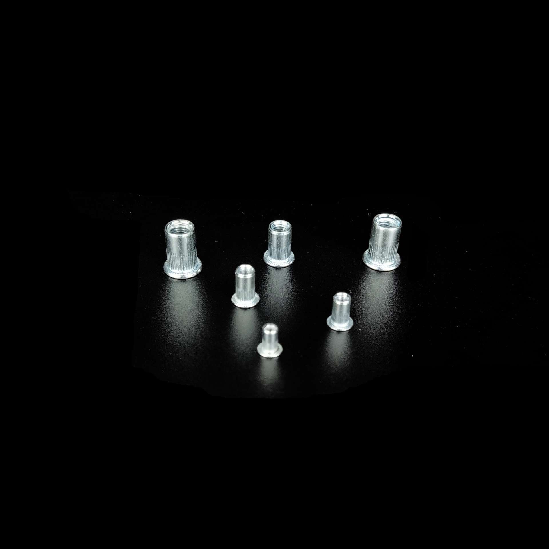 铆螺母厂家 175pcs 铝制铆螺母M3-M12盒装 平头竖纹拉铆螺母套装