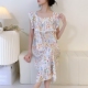 睡裙 少女蕾丝花边防凸点睡裙人造棉薄款 2026年新款 软糯甜美小飞袖