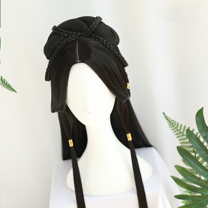 Hanfu Wig for Women - 1 Piece Full Head Cover Hairpiece - Taobao product photo 2
