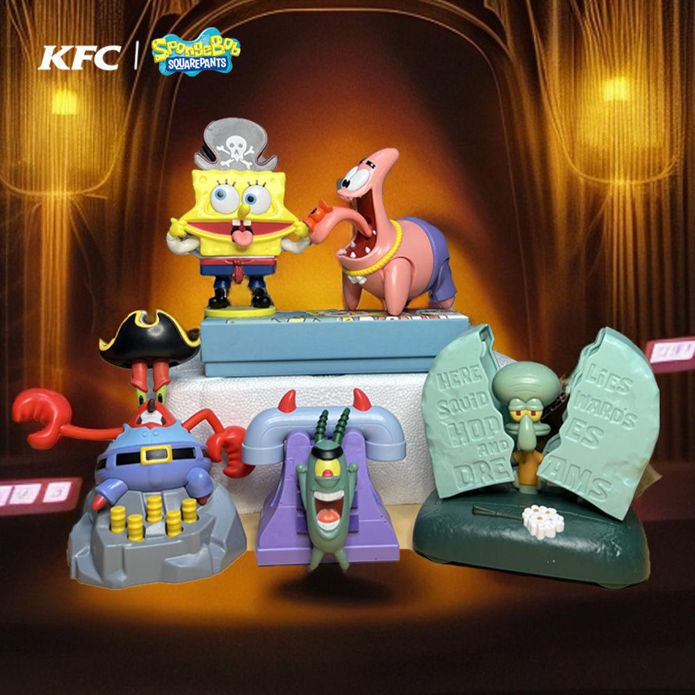 肯德基万圣节海绵宝宝玩具手办