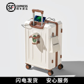 行李箱女2026新款 20寸小型登机旅行拉杆密码 皮箱子男生静音万向轮