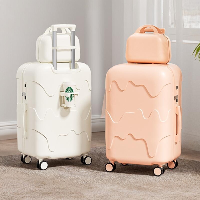 行李箱女2026新款20寸24拉杆旅行密码皮箱子母结实耐用加厚大容量