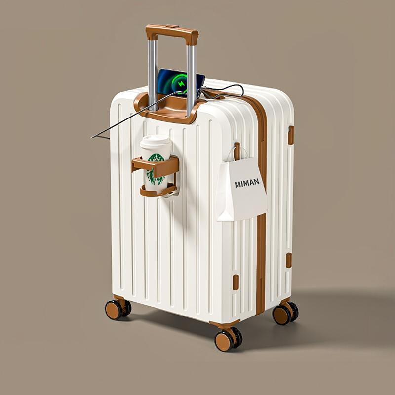 多功能行李箱女2026新款20寸小型登机拉杆旅行密码皮箱结实耐用