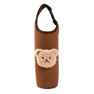 可爱毛绒杯套手提斜跨卡通保护套