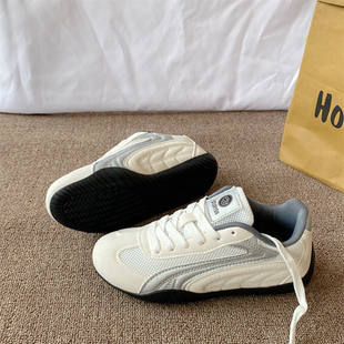 百搭赛车德训鞋 情侣小众运动休闲板鞋 男女同款 新款 子 2026春季 经典