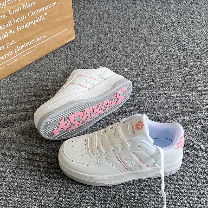 港风厚底德训板鞋女ins潮