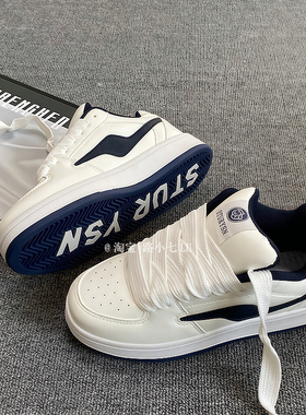 情侣款厚底小白鞋男ins潮2026春季新款学生百搭运动休闲面包鞋女