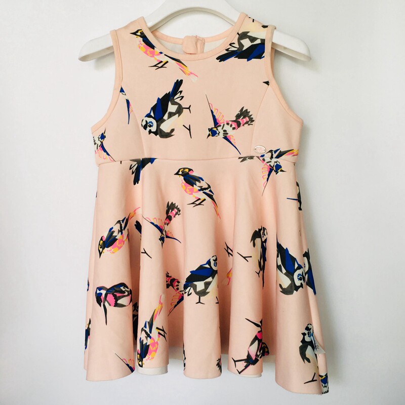 特价 丽婴房专柜正品 春秋新款女童背心连衣裙碎花淑女款4011