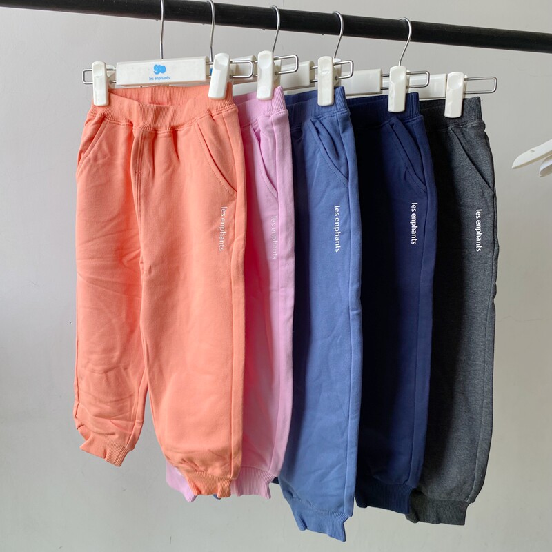 清仓丽婴房专柜男女童针织运动长裤 1-12岁儿童裤子休闲卫裤 春秋