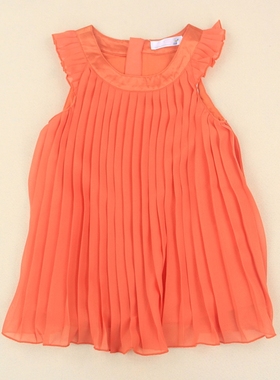 超值清仓 夏新款史努比专柜正品童装 女童雪纺连衣裙公主裙50870