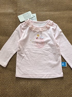 孤品清仓丽婴房专柜正品 春秋款卫衣T恤薄款上衣套头衫80