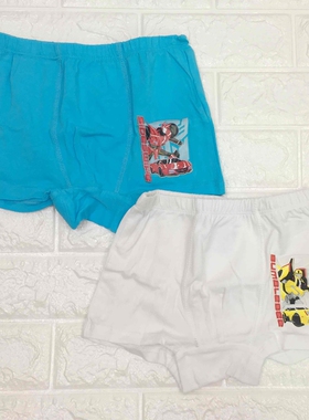 断码清仓 迪士尼专柜正品内衣 男童2条装平角全棉内裤0108/9