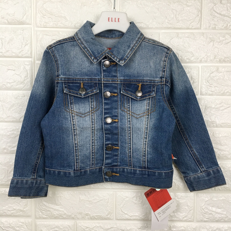 韩版时尚牛仔短外套童装