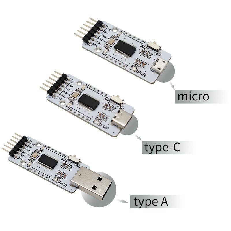 丢石头FT232RL USB转TTL串口模块usb转uart通信 刷机板3.3/5V电平