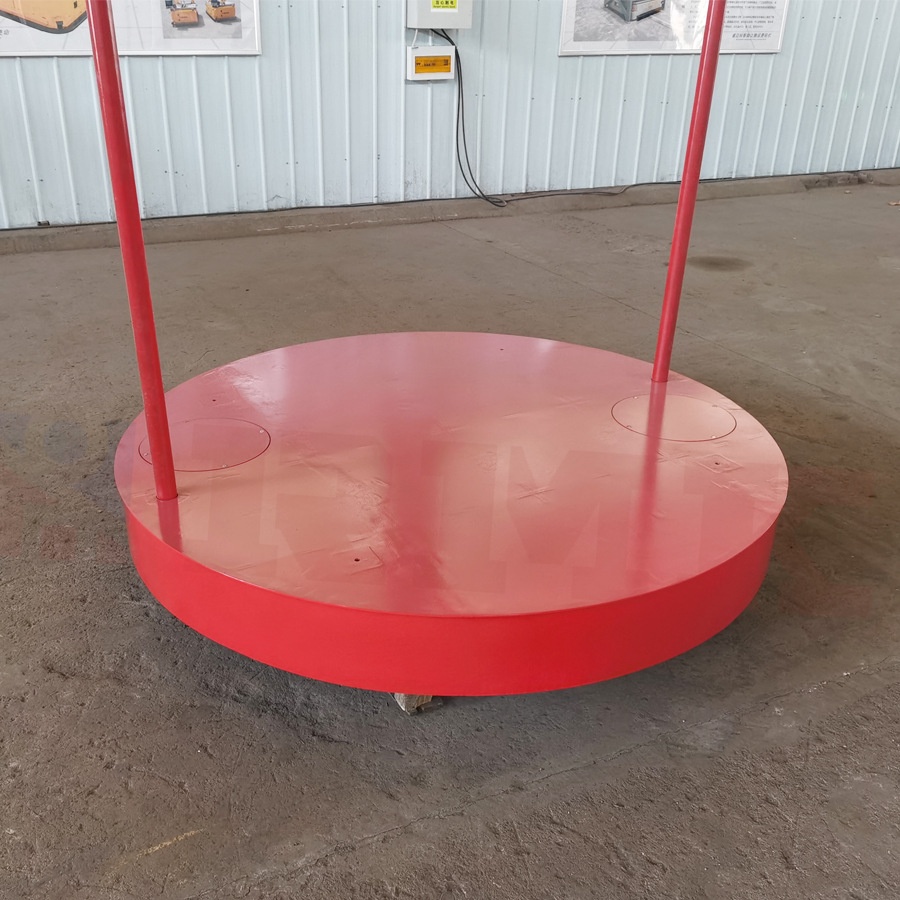 90度转弯转盘车电动旋转平台轨道直角转弯转台【睿迈科自有工厂】