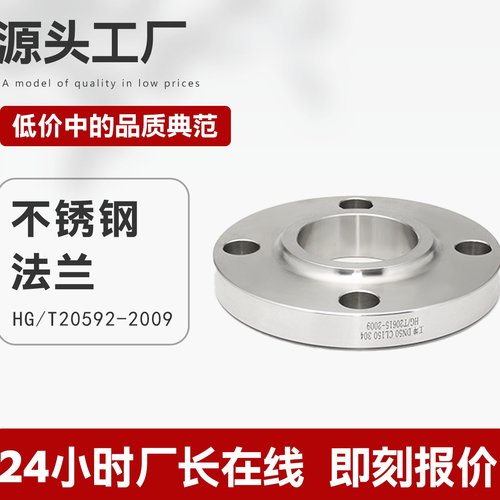 定制法兰 对焊平焊活套翻边平板SO WN碳钢PL法兰