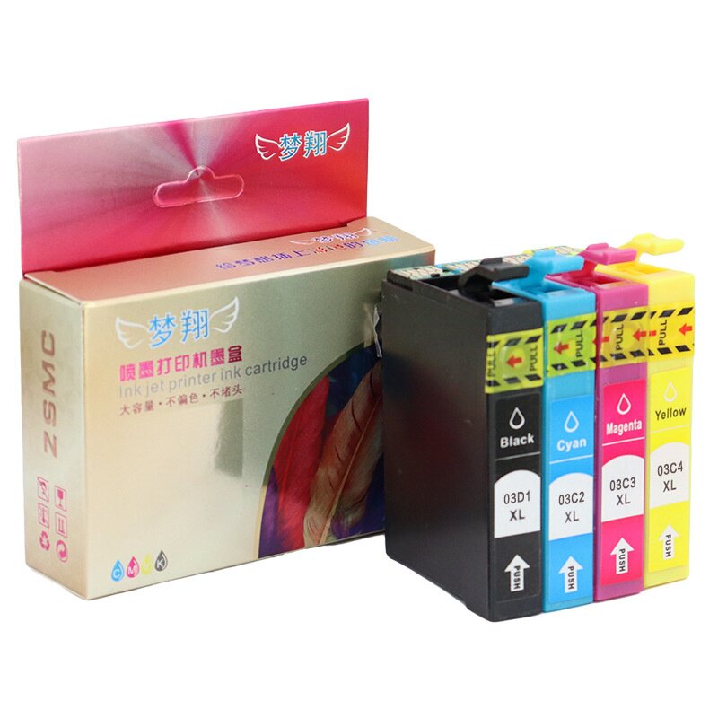 适用爱普生WF-2861 WF-2860打印机墨盒T03D1 T03C T03D T03C1