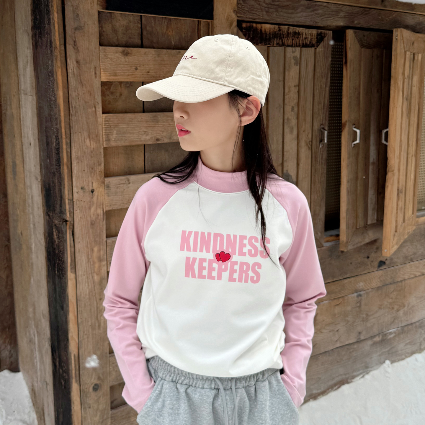 高品质女童中高领打底衫长袖t恤