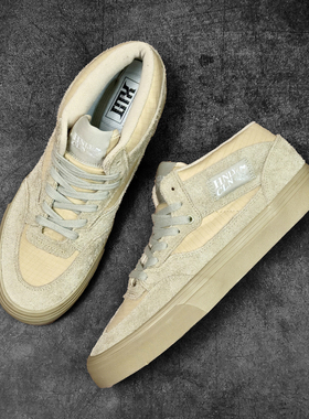 Half cab豆绿灰绿色反绒真皮美式复古中帮板鞋潮鞋休闲鞋街拍