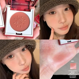 rc多用膏启明低饱和裸粉奶咖收缩色维奇腮红口红间纯乐葵亚裔妆女